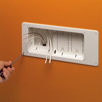 Arlington Four Gang LCD   Plasma Wiring Box  TVB61...