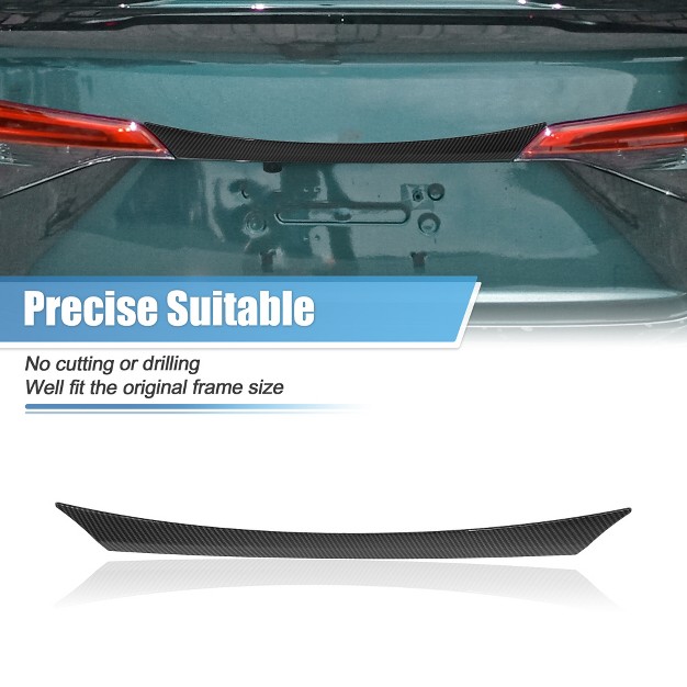 Unique Bargains Rear Tailgate Lid Cover Upper Trim Door Trunk Strips Protector Frame For Honda Civic 11th