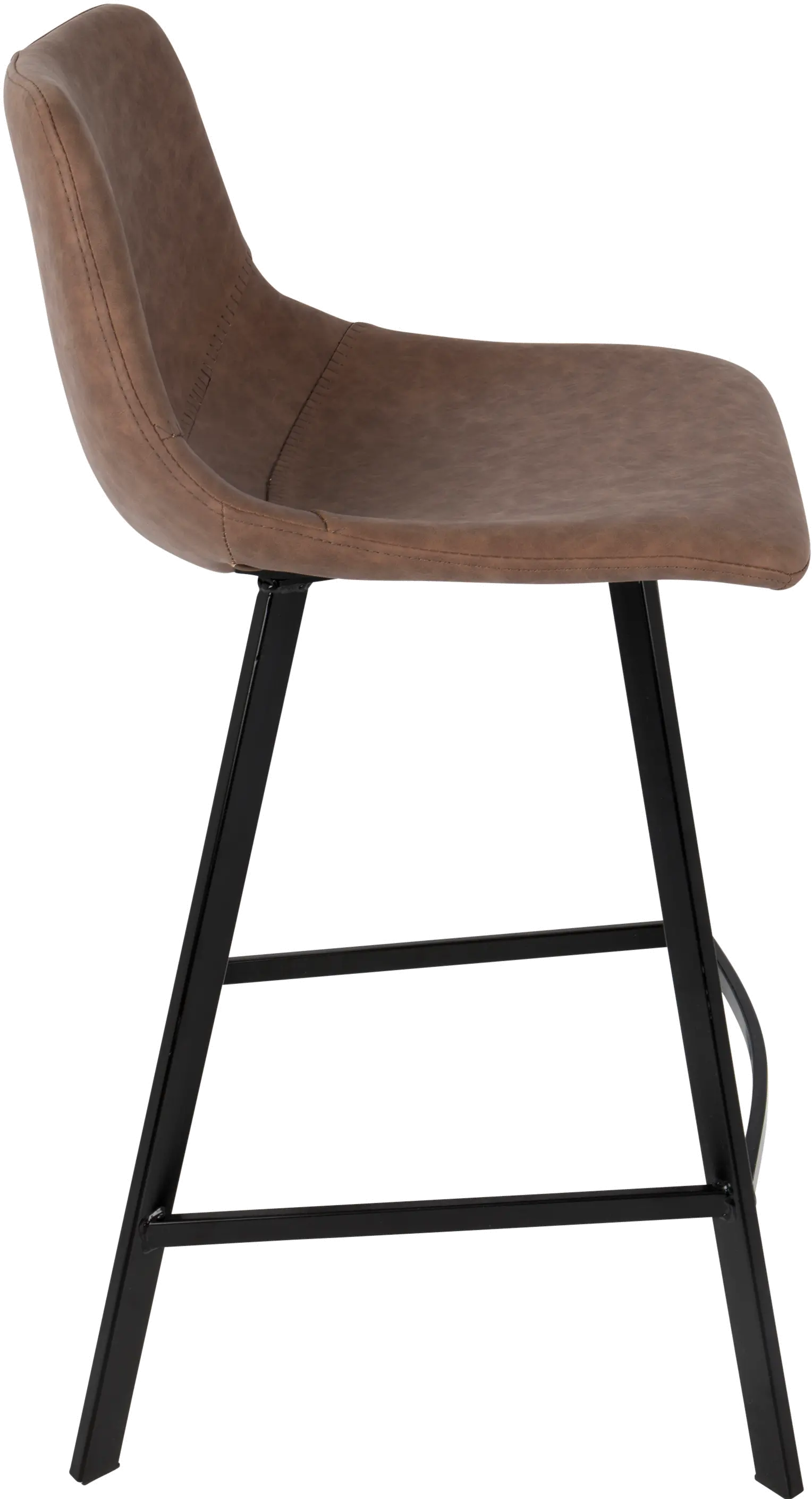 Outlaw Brown Counter Height Stool， Set of 2