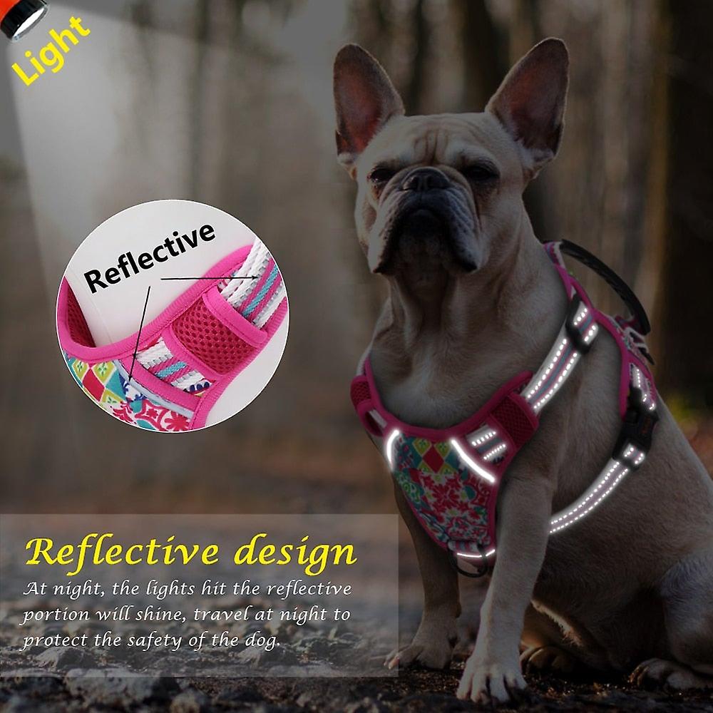 Breathable french bulldog harness vest