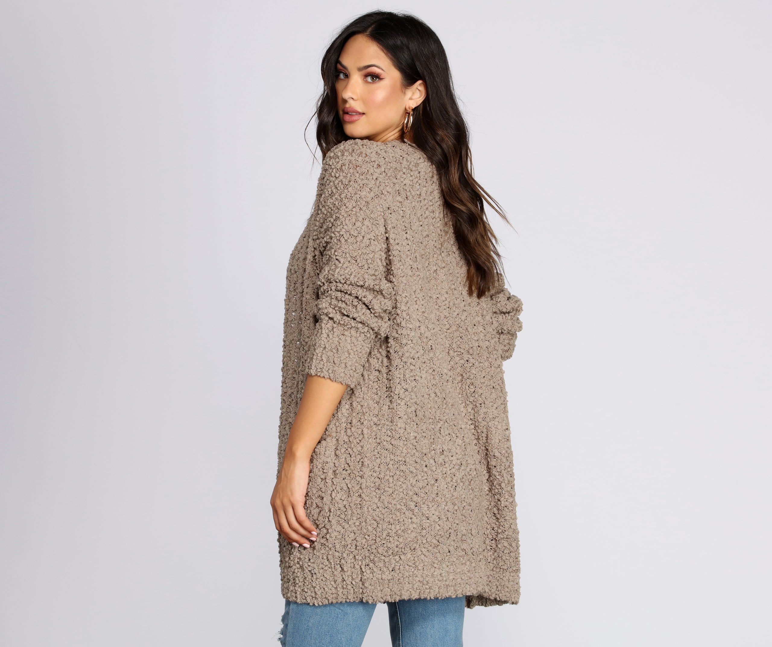 Sweet And Cozy Oversized Cardigan