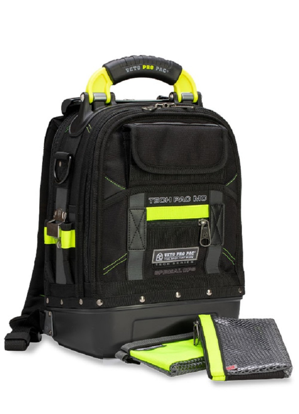 Veto Pro Pac Special Ops Tool BackPack Small with 2 Hi Viz Parts Bags ;