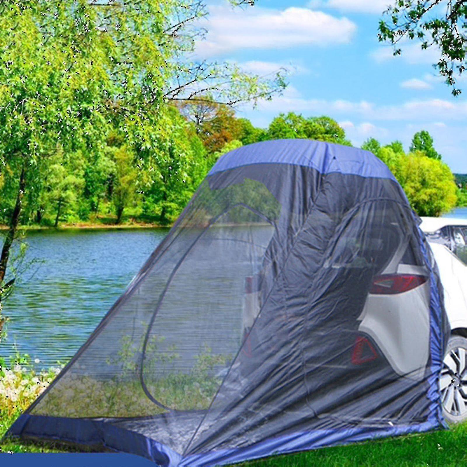 Portable Car Tent Extens Car Trunk Tent Vehicle Canopy Beach For Outdoor Cam -driving Bbq(，)