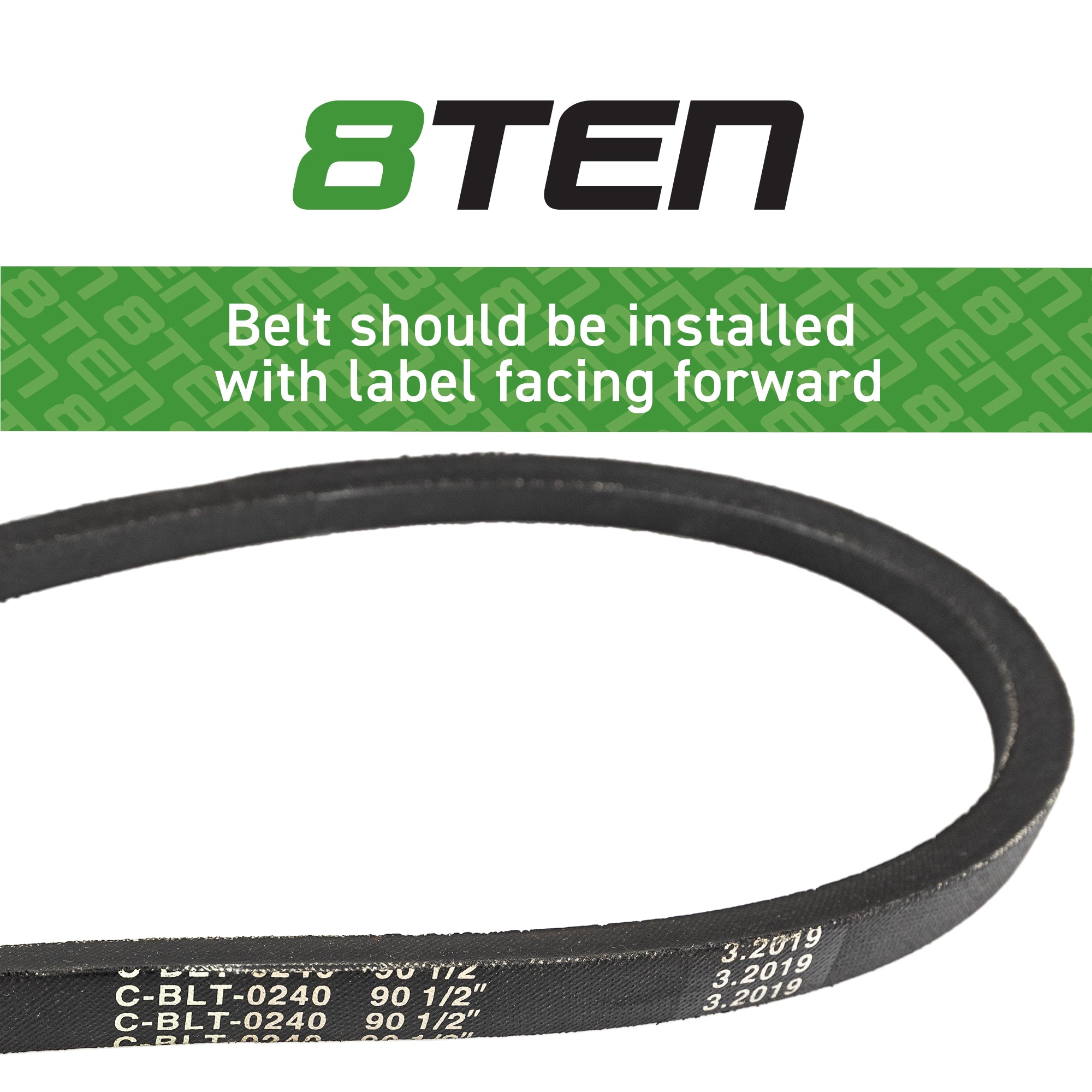 8TEN Variable Speed Drive Belt for Cub Cadet MTD LTX1040 954-0467A 810-CBL2462T