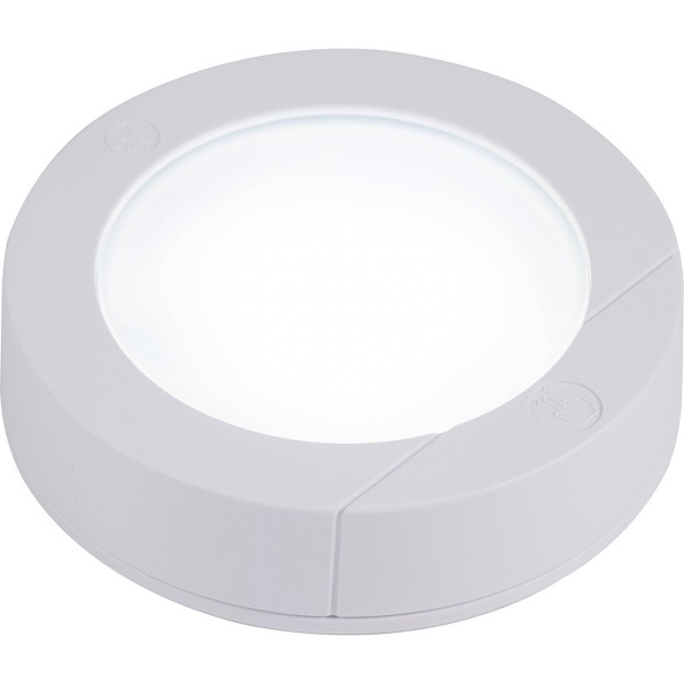 Ge 2pk Led Battery Operated Puck Lights