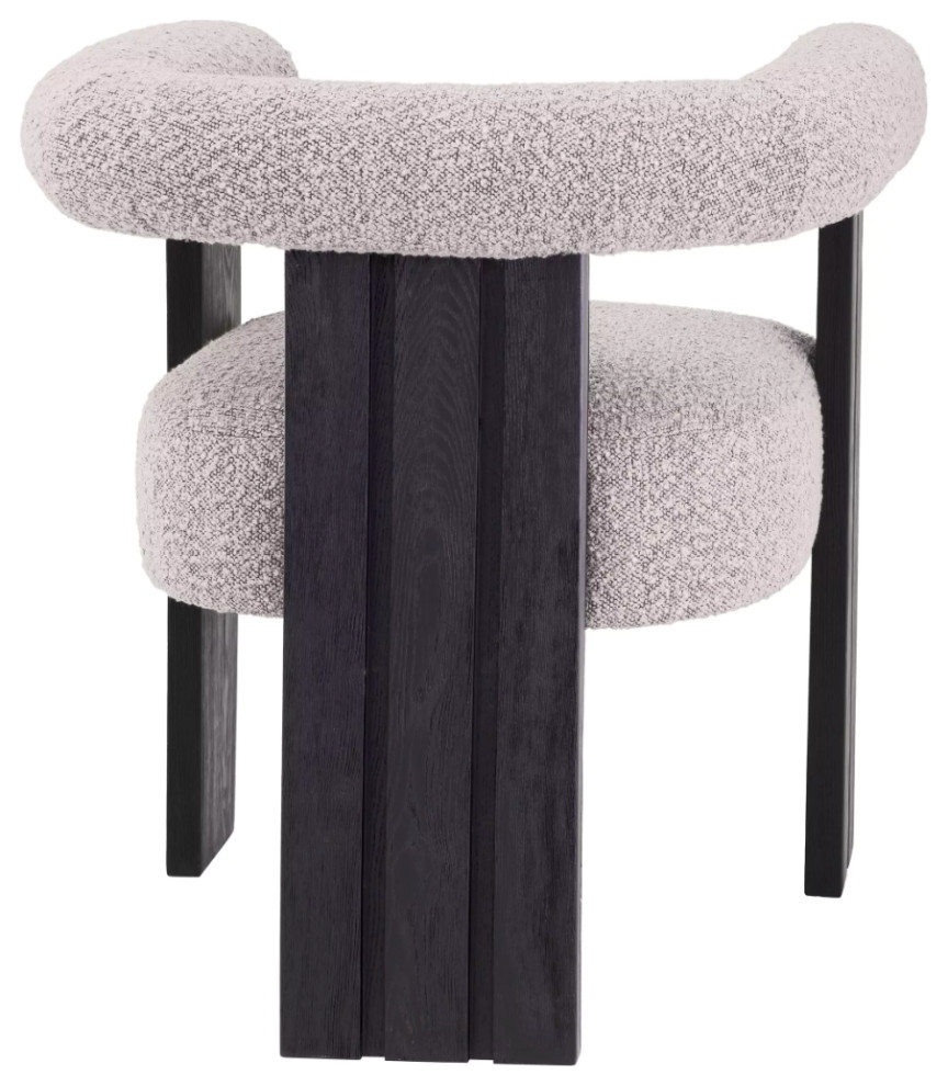 Bouclé Modern Dining Chair  Eichholtz Percy   Transitional   Dining Chairs   by Oroa   Distinctive Furniture  Houzz