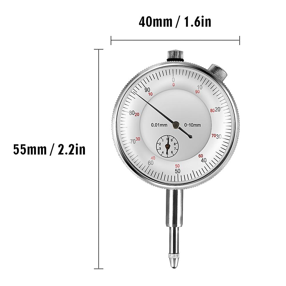 0.01mm Accuracy Dial Indicator， Universal Magnetic Base Holder