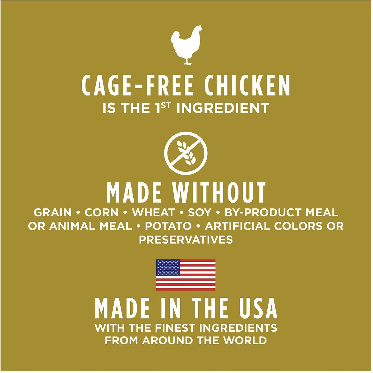 Instinct Ultimate Protein Grain-Free Cage-Free Chicken Recipe Freeze-Dried Raw Coated Dry Cat Food