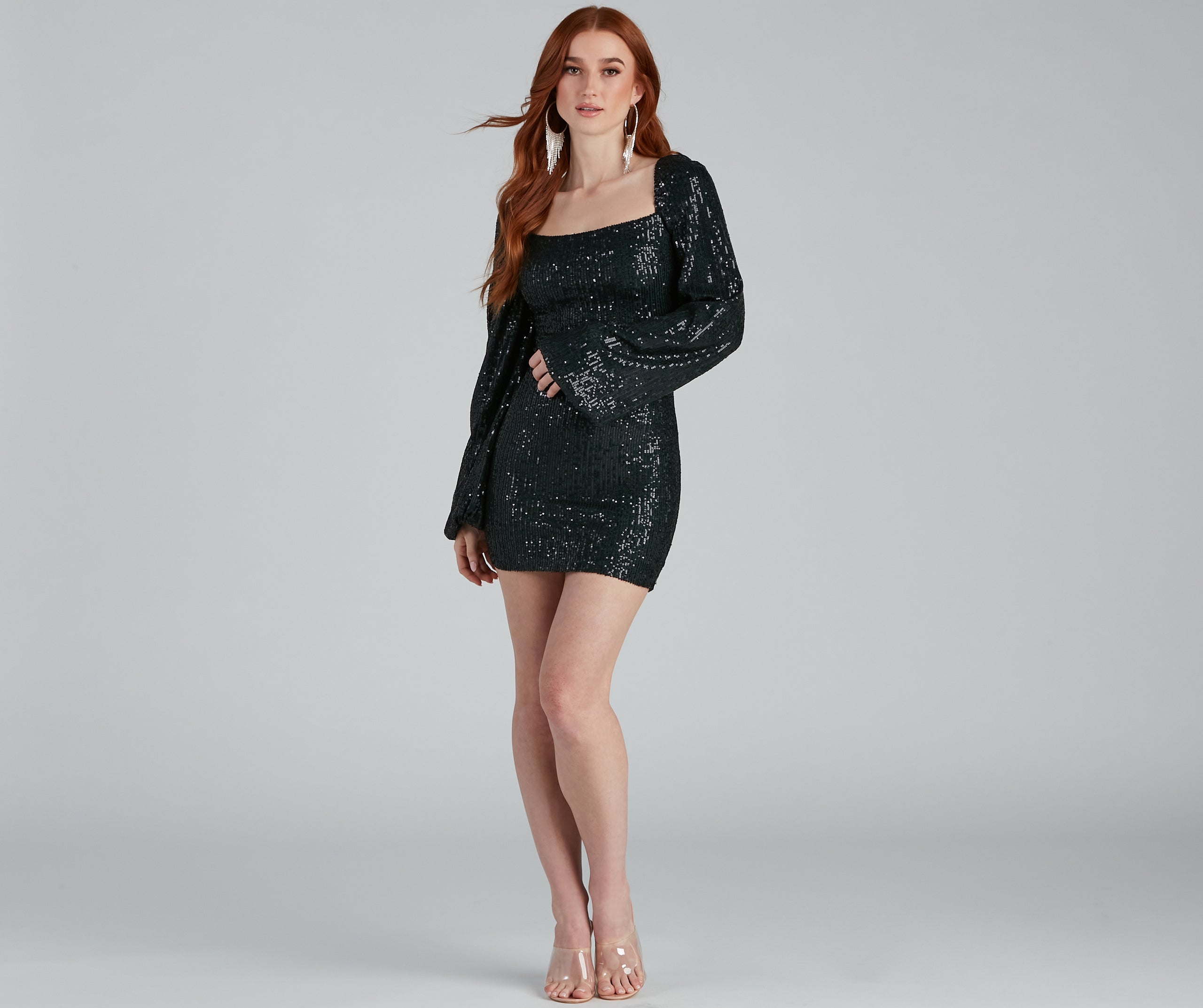 Sparkle Factor Sequin Mini Dress