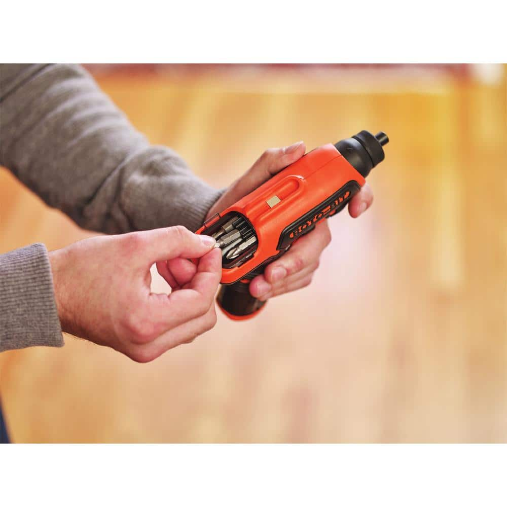 BLACK+DECKER 4V MAX Lithium-Ion Cordless Rechargeable Screwdriver with Charger BDCS50C