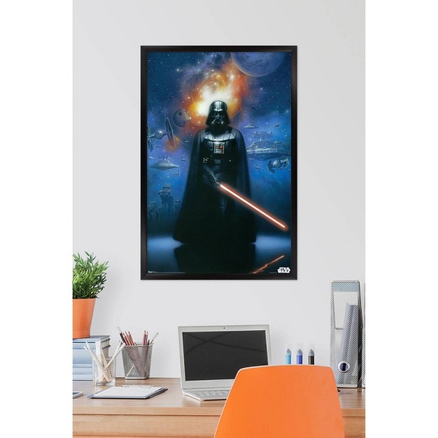 Star Wars Darth Vader Framed Poster Trends International