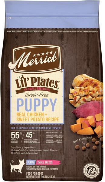 Merrick Lil' Plates Grain-Free Real Chicken and Sweet Potato Puppy Dry Dog Food