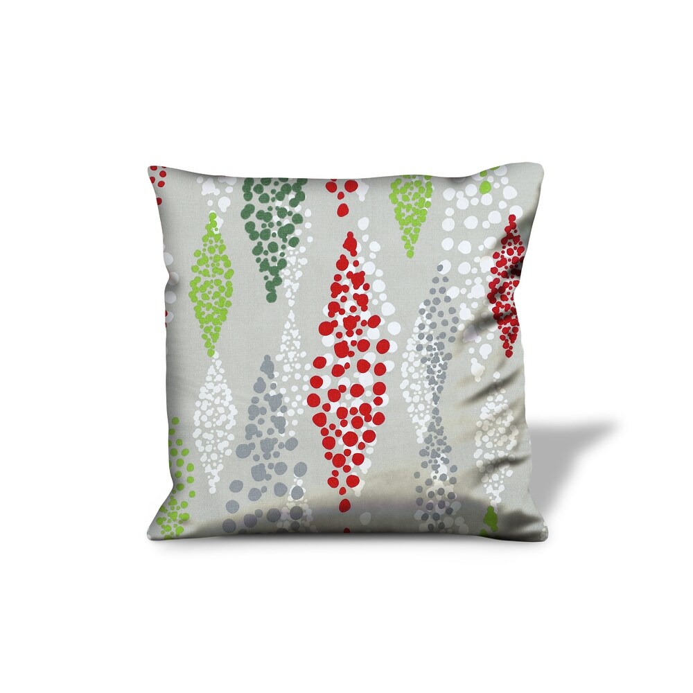 Christmas ANGELO FLOW Green Zippered Pillow Cover Only