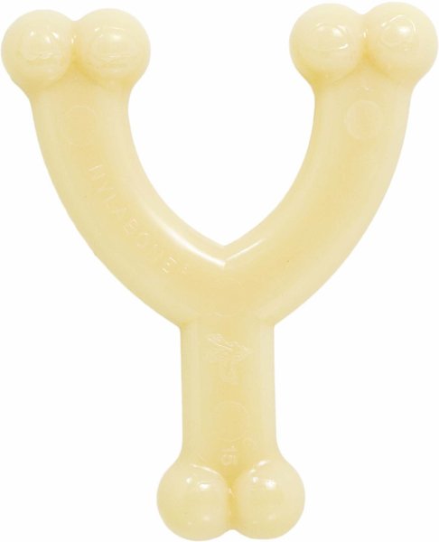 Nylabone Power Chewy Original Flavored Wishbone Chew Dog Chew Toy， Medium