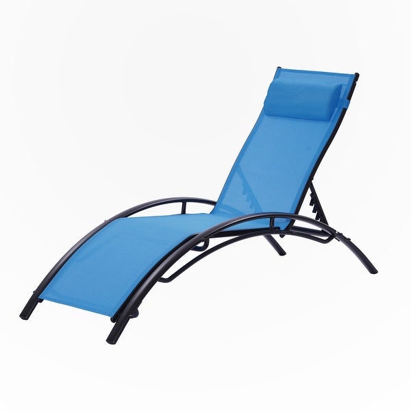 2PCS Outdoor Lounge Chair Set