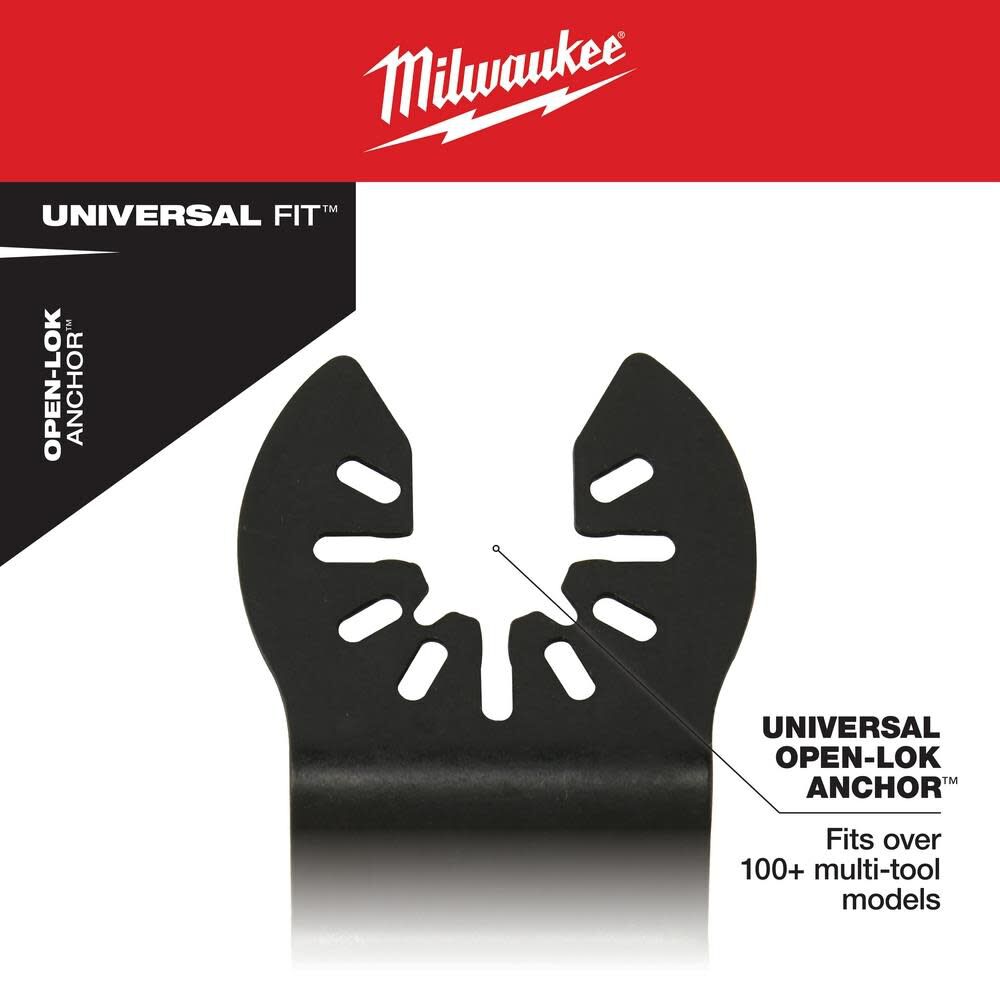 Milwaukee Universal Fit OPEN-LOK Diamond MAX Diamond Grit Grout Removal Multi-Tool Blade 1 PK 49-25-2272 from Milwaukee