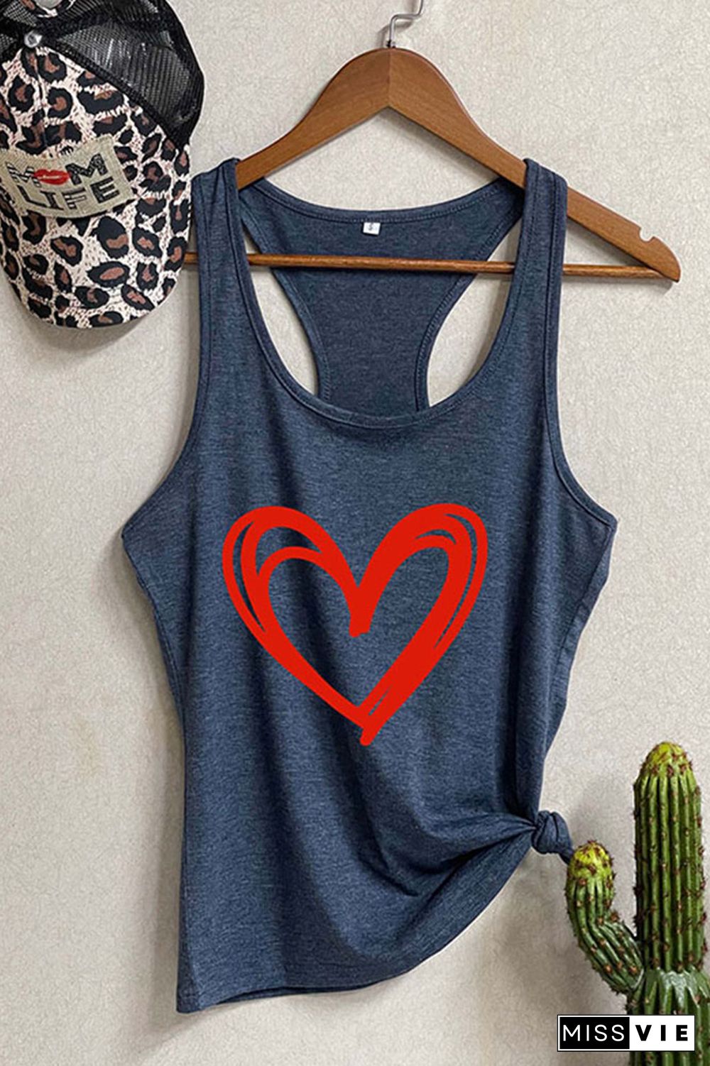 Valentine's Day Sleeveless Tank Top Wholesale