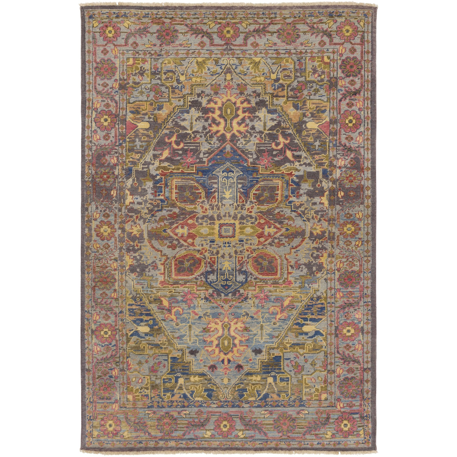 Cappadocia rug in Sage and Bright