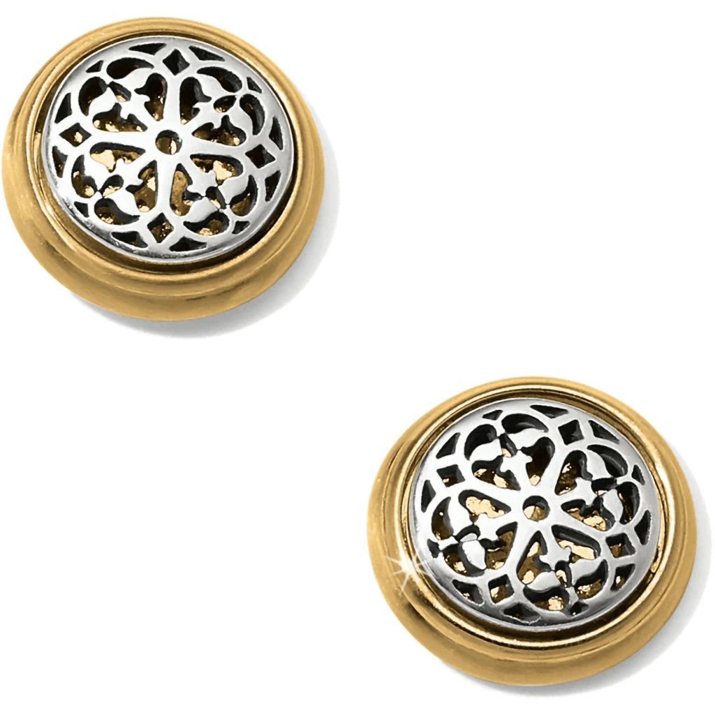 Brighton  Ferrara Two Tone Post Earrings