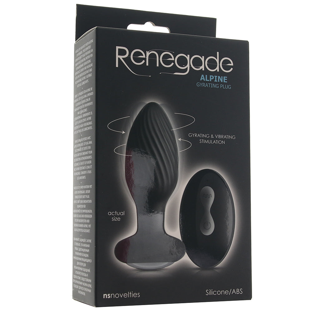 Renegade Alpine Gyrating Remote Plug in Black