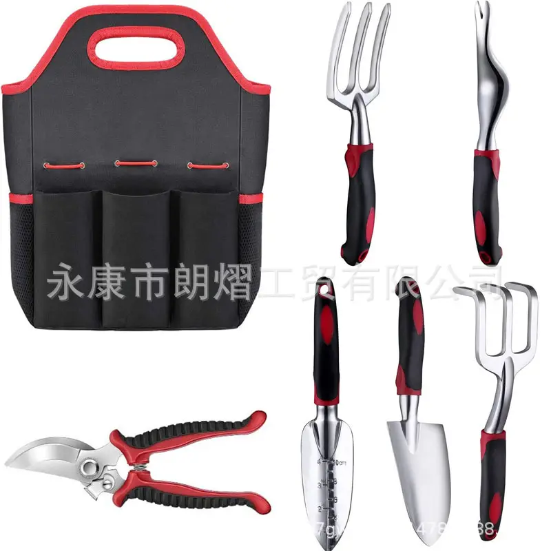 Garden tool kit set garden tool set Planting flowers canvas bag shears aluminum gardening tools