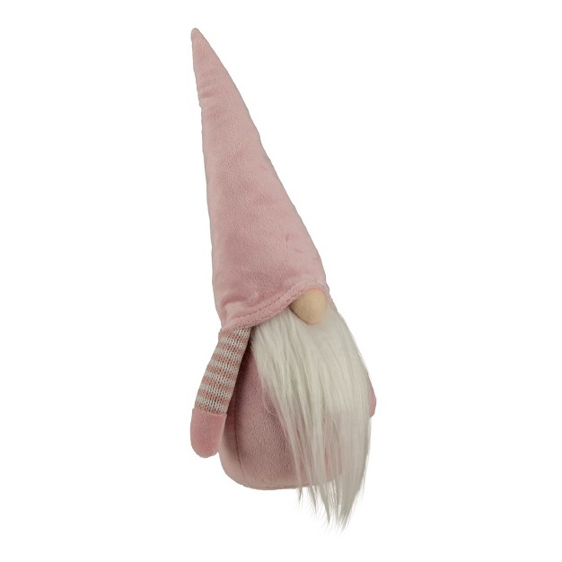 Pink And White Spring Gnome