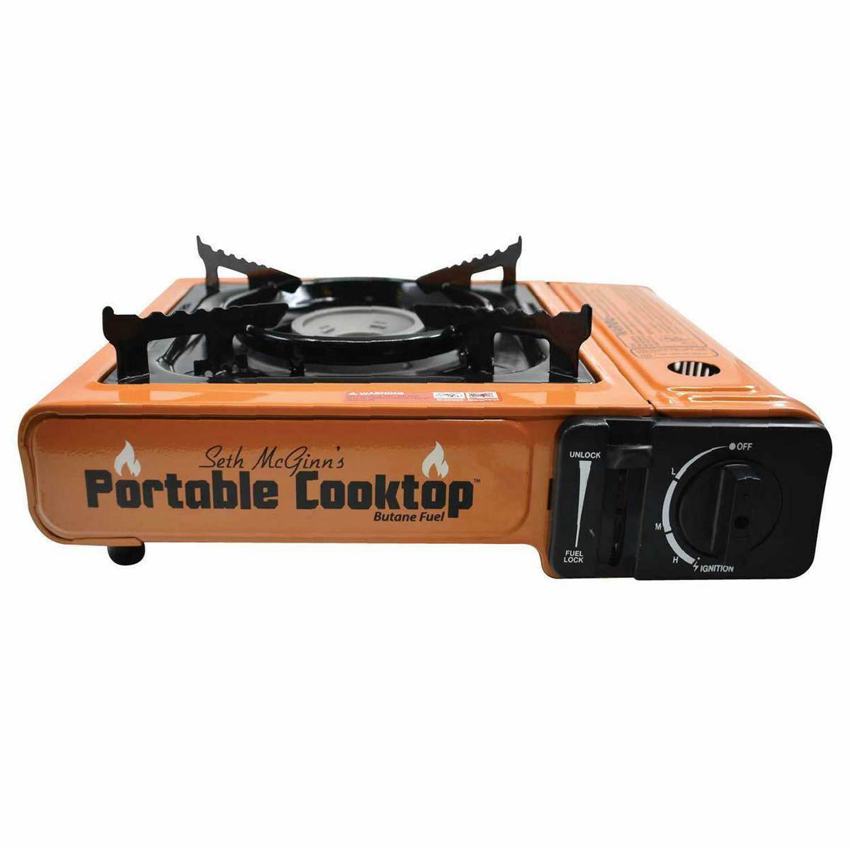 CanCooker Portable Cooktop 1 Burner Stove  Orange