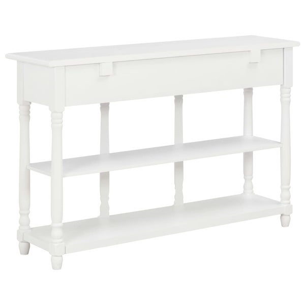 vidaXL Console Table White 47.2