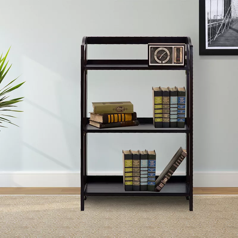 Casual Home Stratford 3-Shelf Folding Bookcase