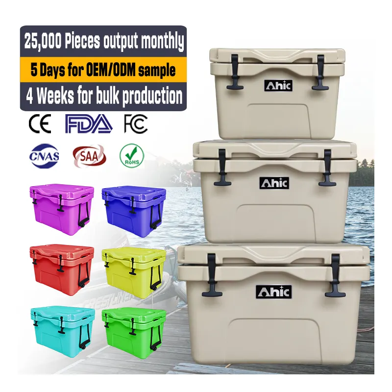 Outdoor camping hiking Ice Chest  High Performance Roto Molded Insulated hard cooler