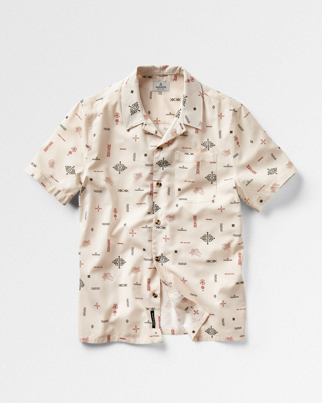 Cove Organic Cotton Short Sleeve Shirt - Birch Made To Roam