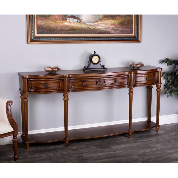 Handmade Peyton Vintage Oak Console Table