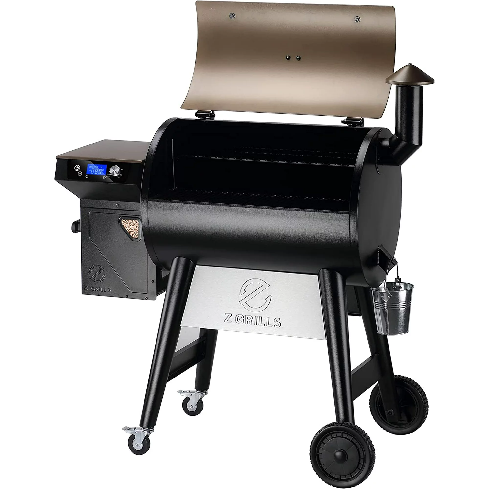 Z Grills ZPG-7002C 697 sq. in. Pellet Grill and Smoker Bronze