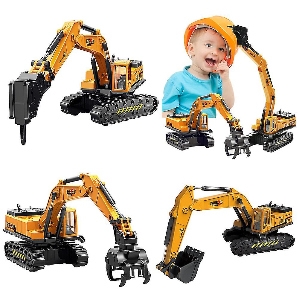 Simulation Engineering Excavator Vehicle Engineering Construction Vehicle Toys Boy Car Model