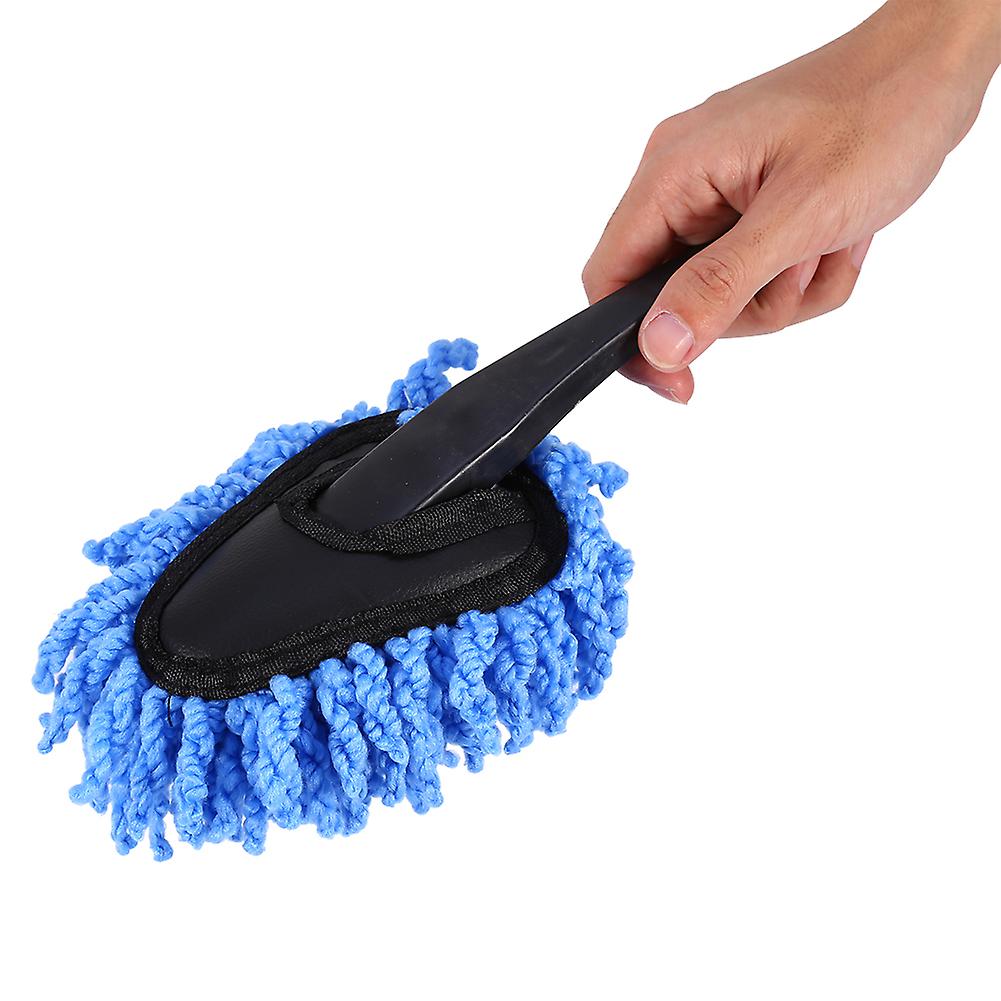 Microfiber Auto Window Wash Cleaner Long Handle Dust Car Cleaning Brush Care Towel Handy Washab