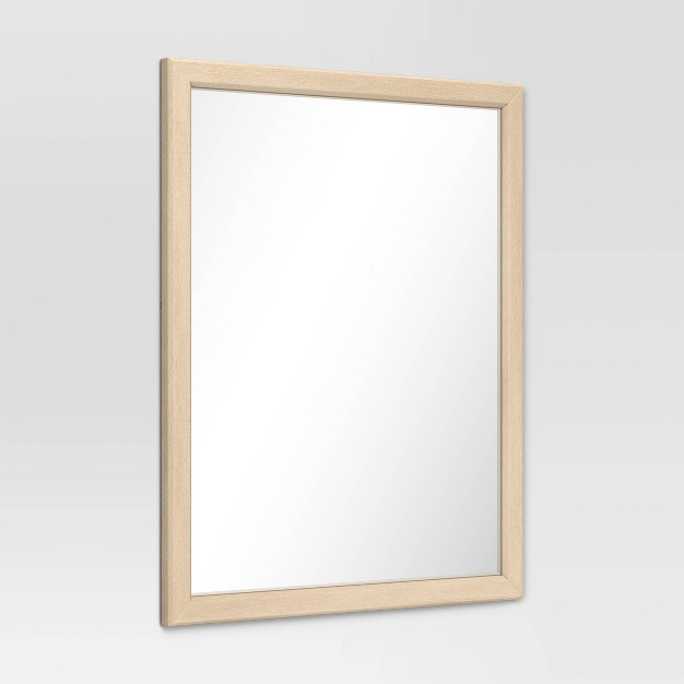 X Framed Mirror Natural