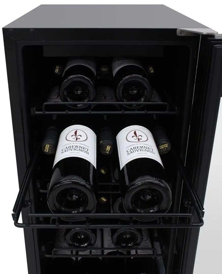 Element by Vinotemp EL32COMMB 15 Inch Black Wine Cooler