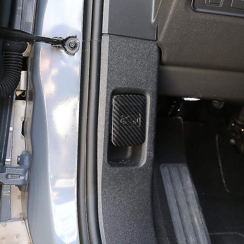 For Land Rover Range Rover Evoque 2020 L551 Hood Switch Panel Cover Trim Abs Carbon Fiber