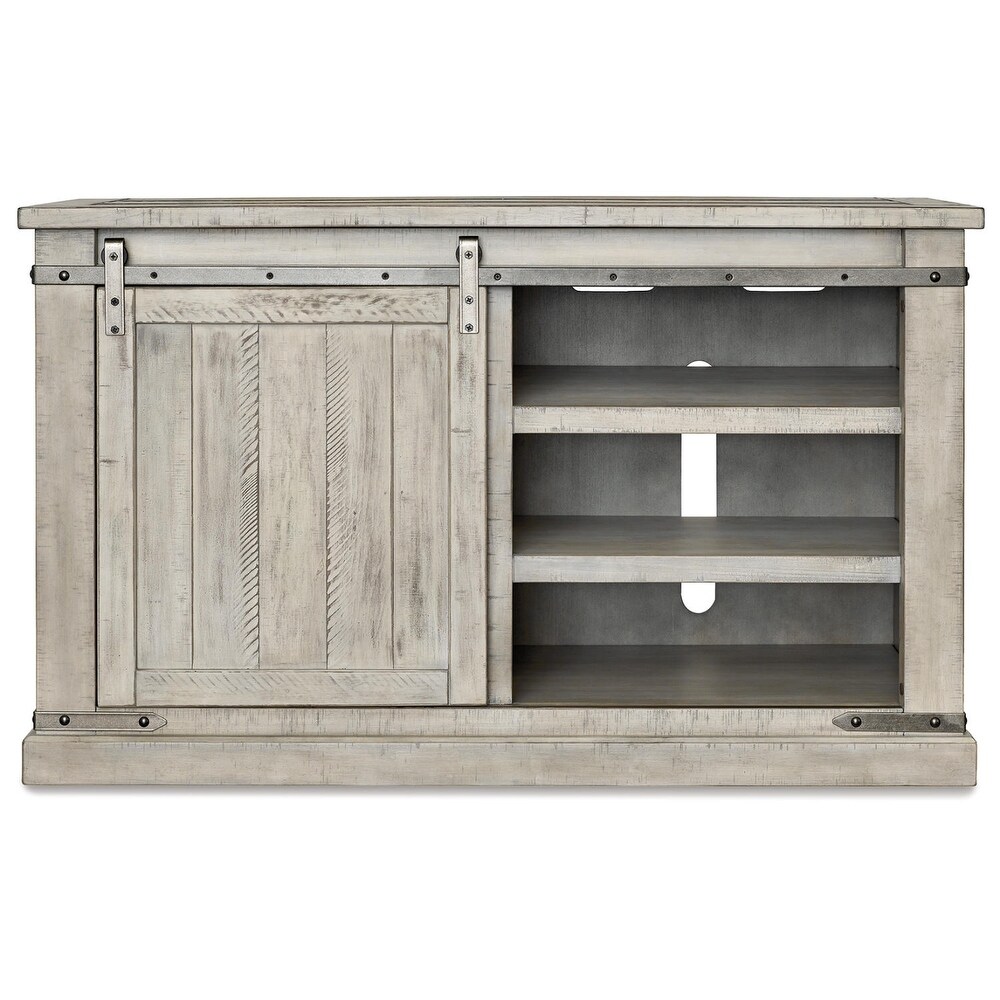 Signature Design by Ashley Carynhurst Casual TV Stand Whitewash