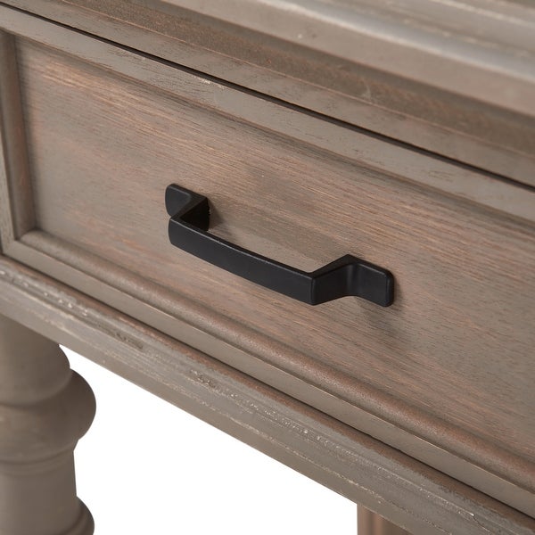 Finch Cassatt 2 Drawer Console Table， Gray