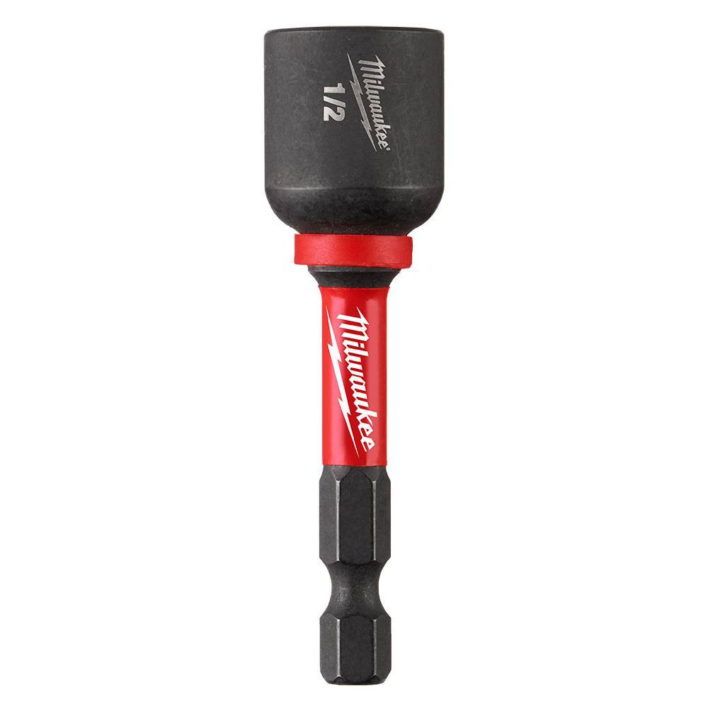 MW SHOCKWAVE Impact Duty 12 in. x 2-916 in. Alloy Steel Magnetic Nut Driver (1-Pack) 49-66-4537