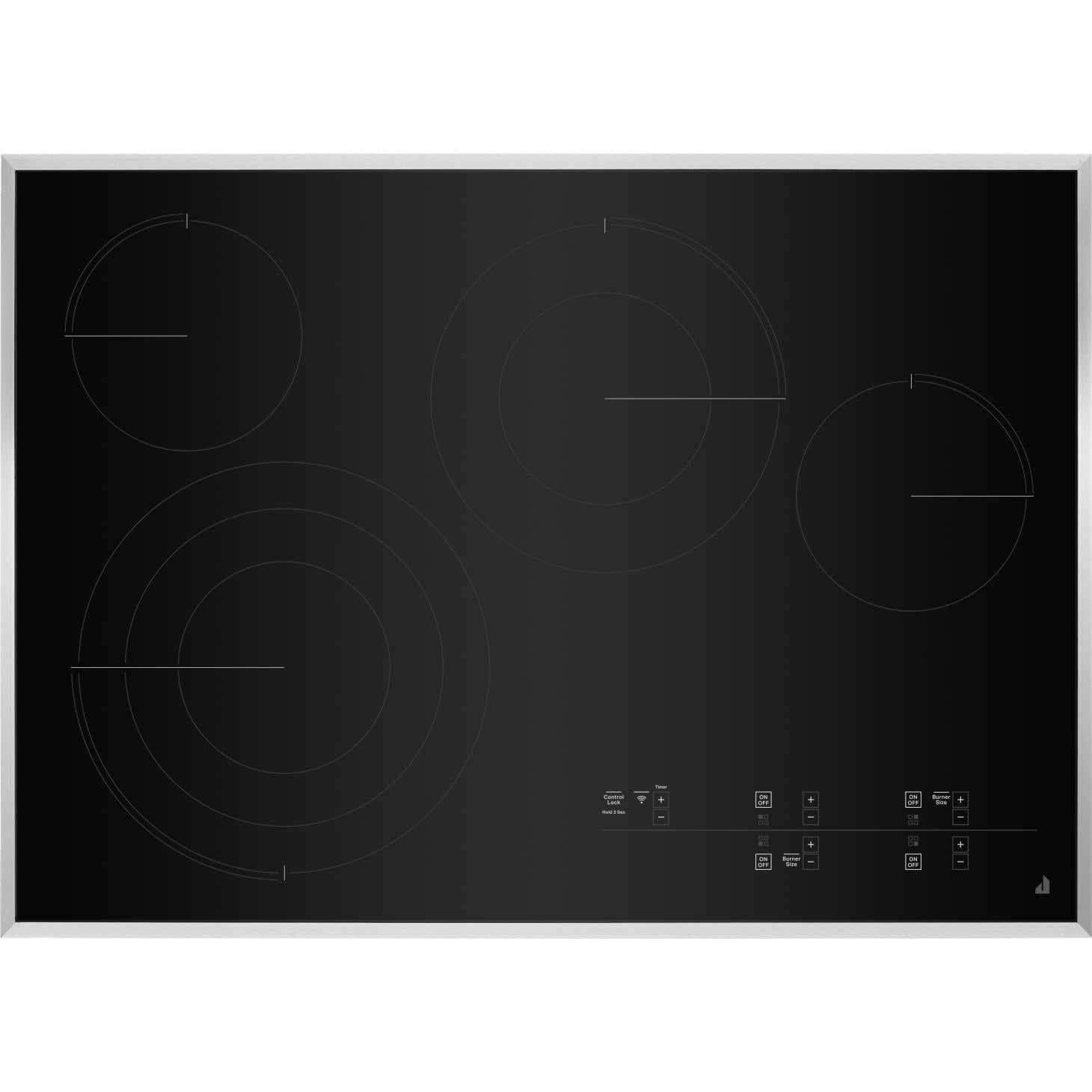 JennAir 30-inch Built-In Electric Cooktop with Emotive Controls JEC4430KS