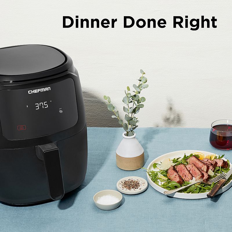 Chefman TurboFry Matte Black 5-qt. Digital Air Fryer