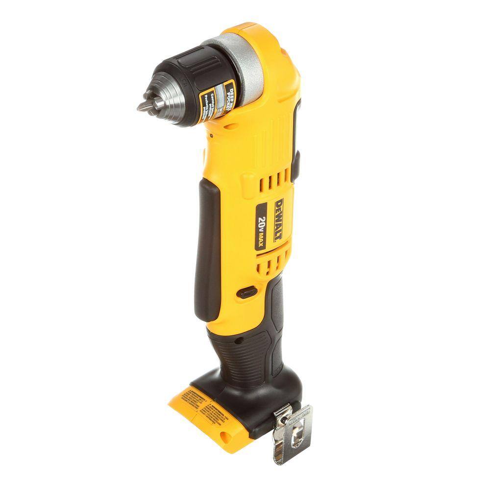 DW 20V MAX Cordless 38 in. Right Angle DrillDriver (1) 20V MAX Compact Lithium-Ion 4.0Ah Battery  12V-20V MAX Charger DCD740BW240C