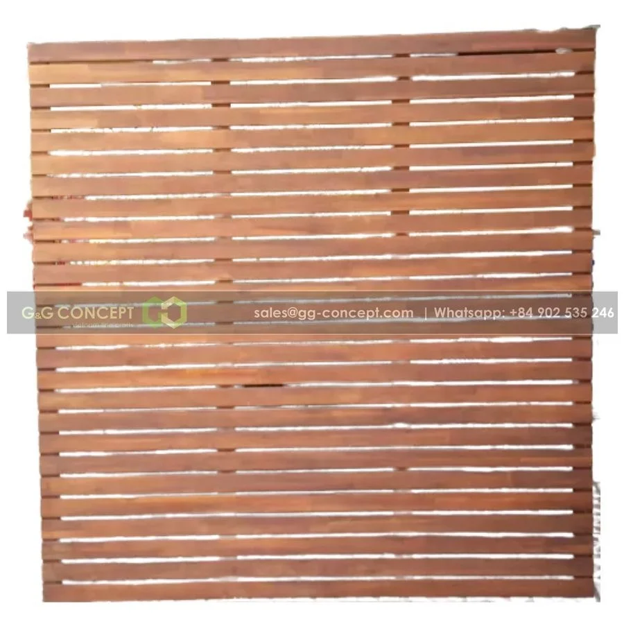 Home And Garden Safe Outdoor Hardwood Panels From Vietnam Is Stable/ High Quality Vietnam Export