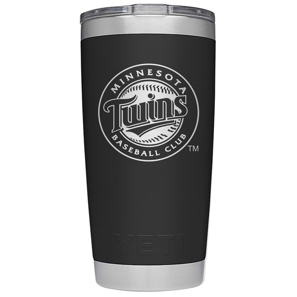 20 Oz Minnesota Twins Rambler， Black