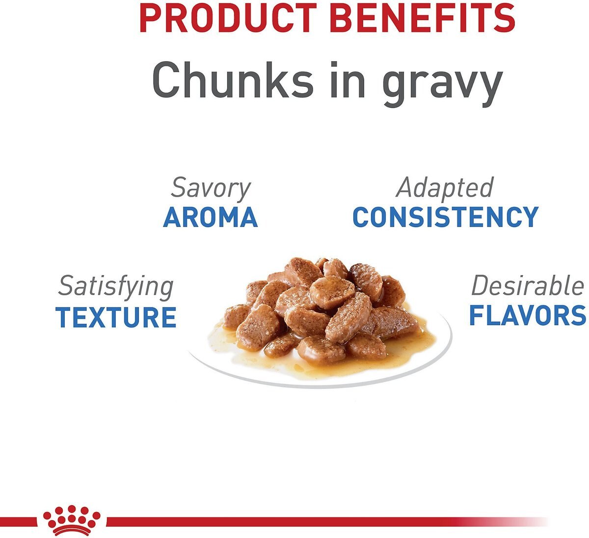 Royal Canin Feline Care Nutrition Weight Care Adult Chunks in Gravy Pouch Cat Food， 3-oz， case of 12