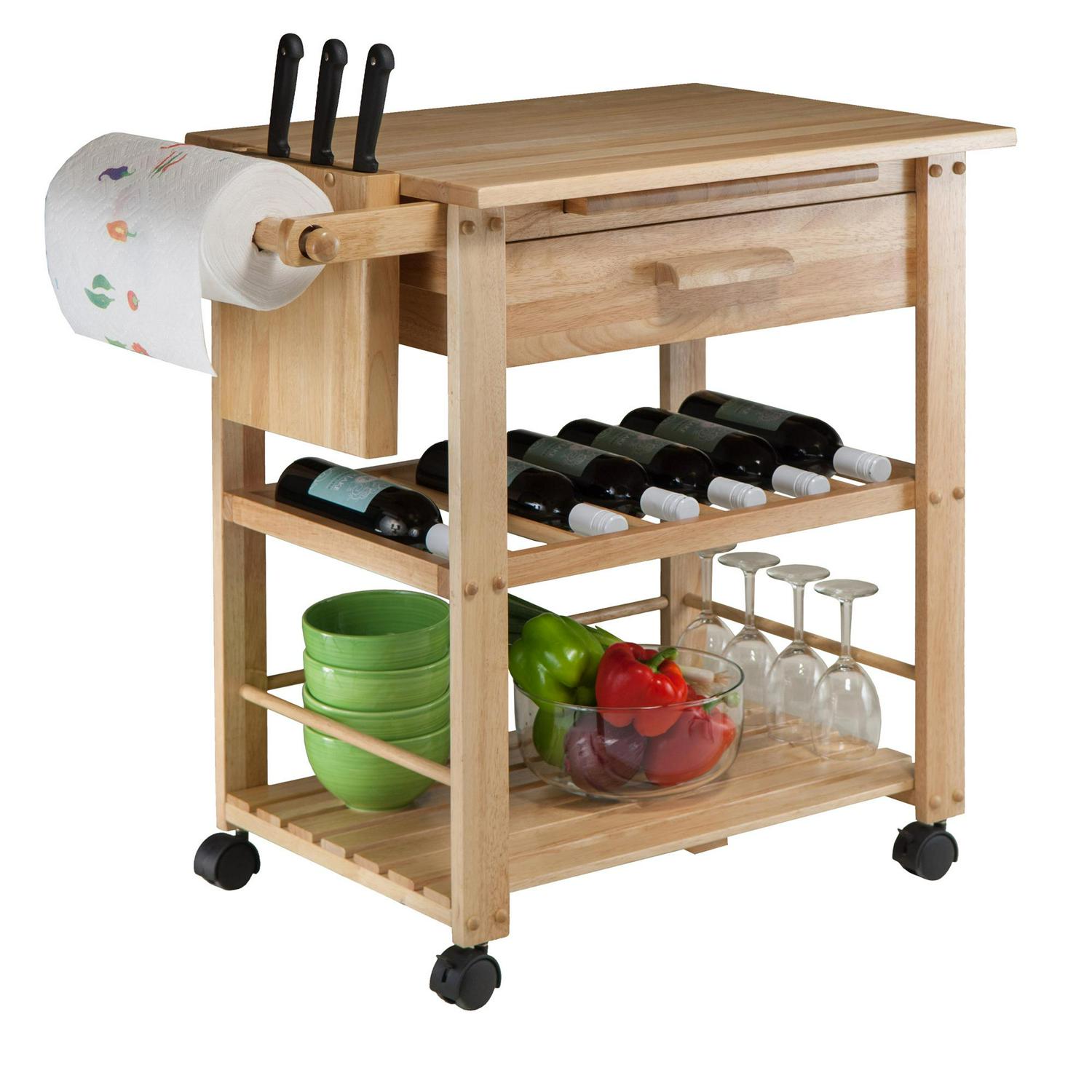 Winsome Finland Kitchen Cart Natural (83644)