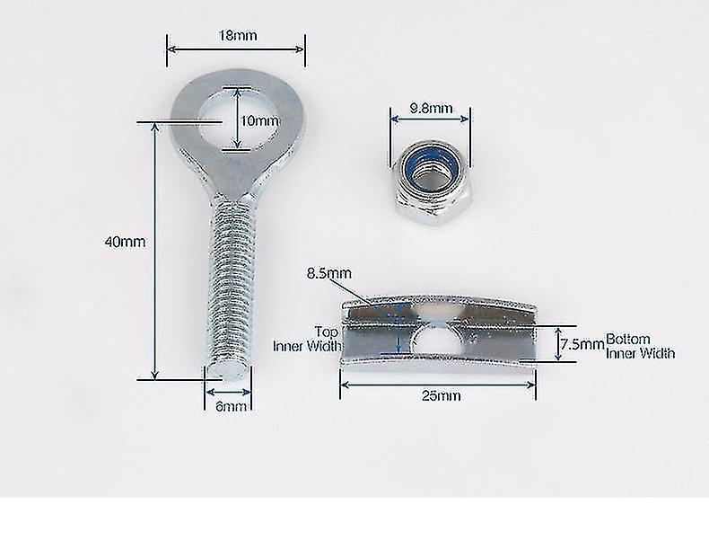 Folding Bicycle Chain Buckle， Folding Bicycle Accessories， Chain Tightener， Chain Adjuster， Zipper，