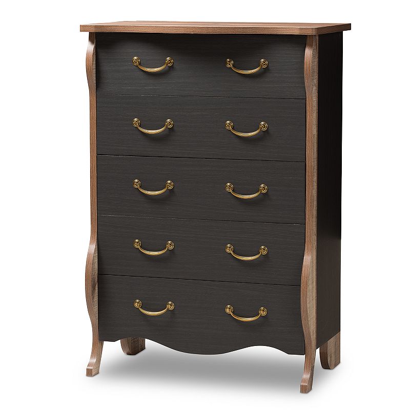 Baxton Studio Romilly Black Chest